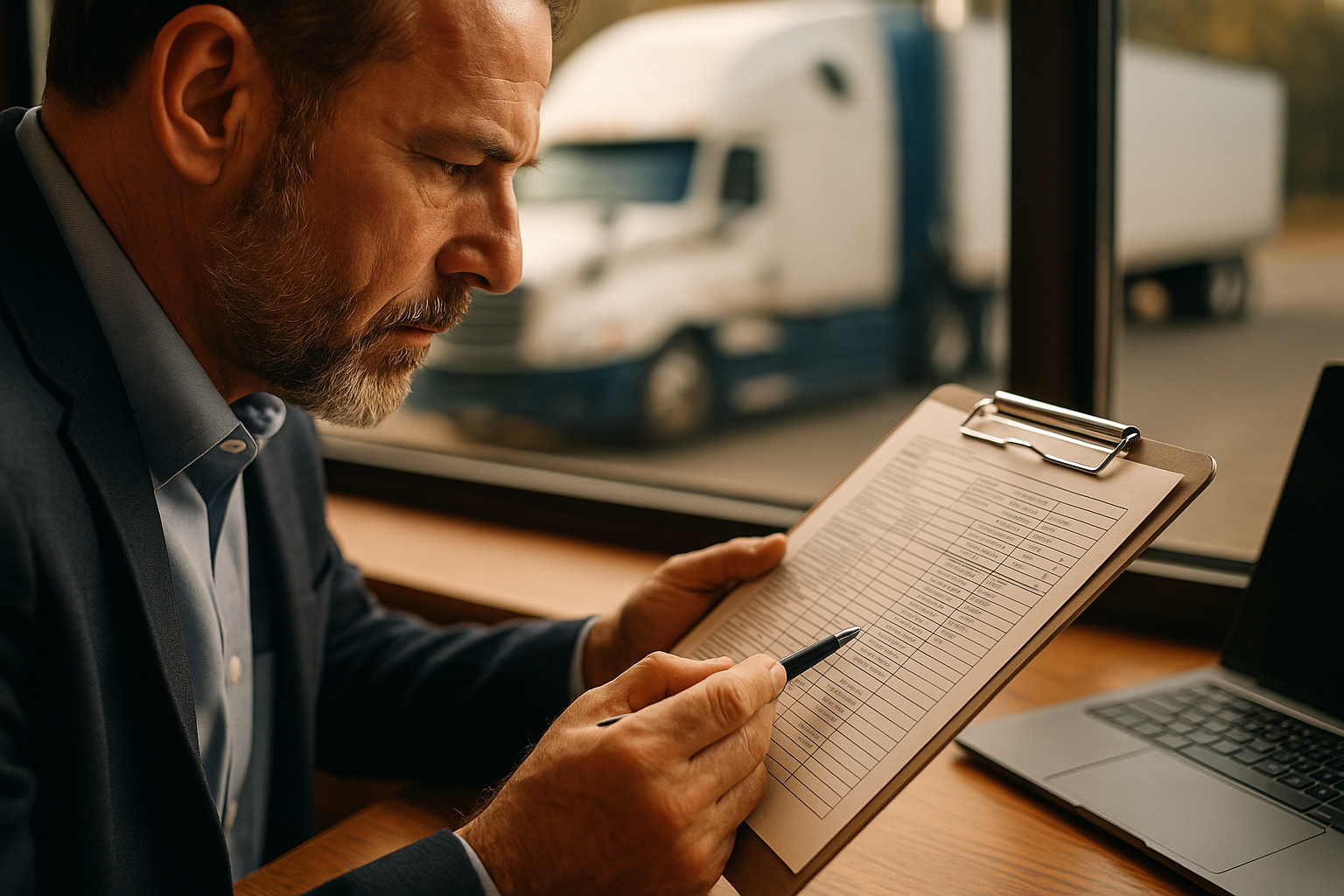 Detail illustration: Starting a Trucking Company — Complete Guide